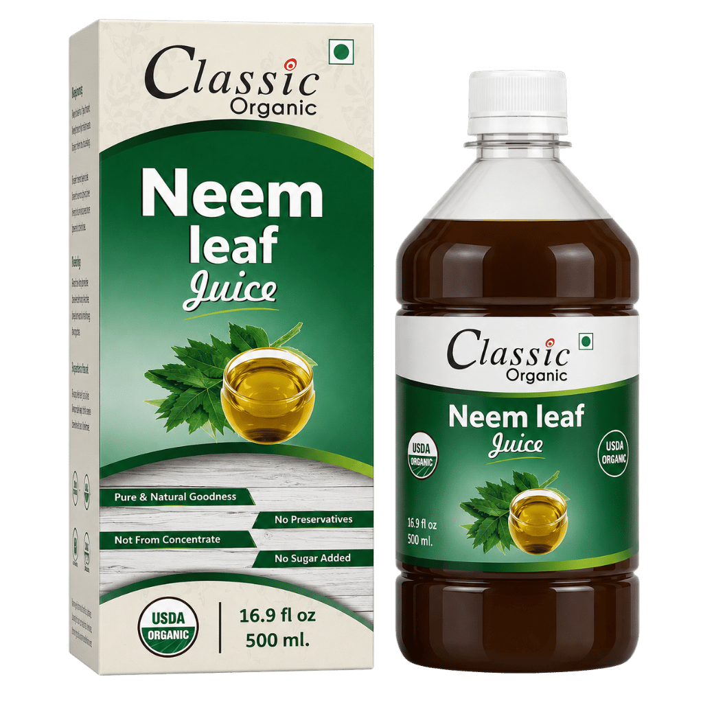 Classic Organic Neem Leaf Juice 500 ml buy online USA - 1